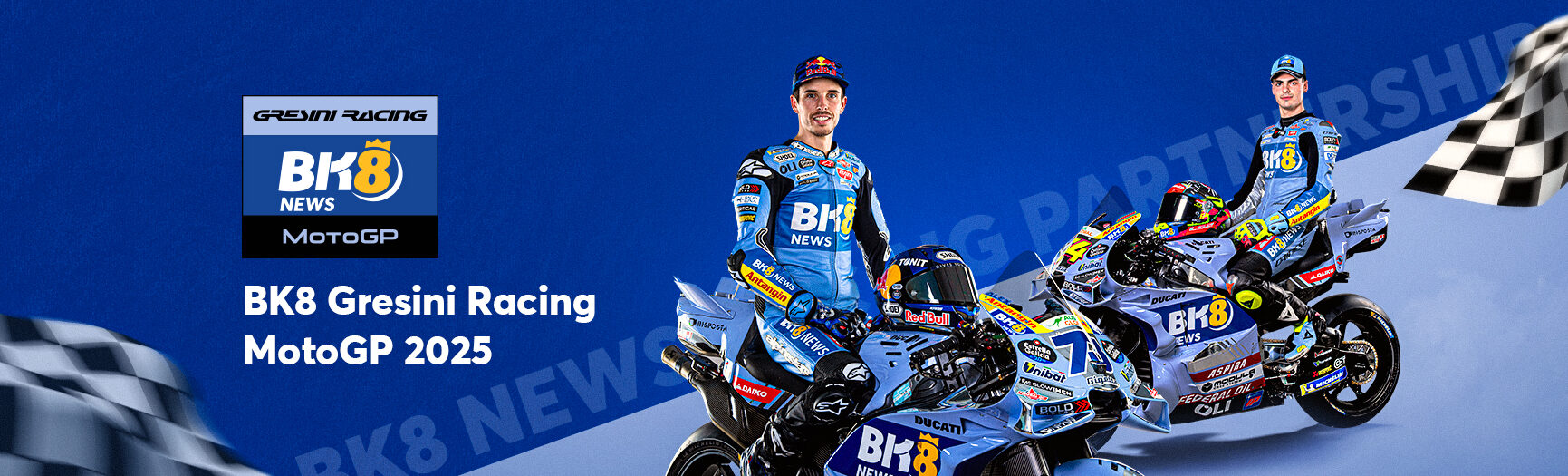 Thông báo hợp tác Gresini cùng 99ok